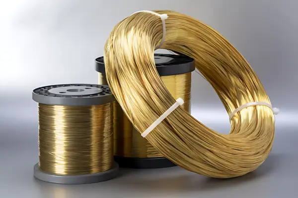 Flexible and conductive brass wires