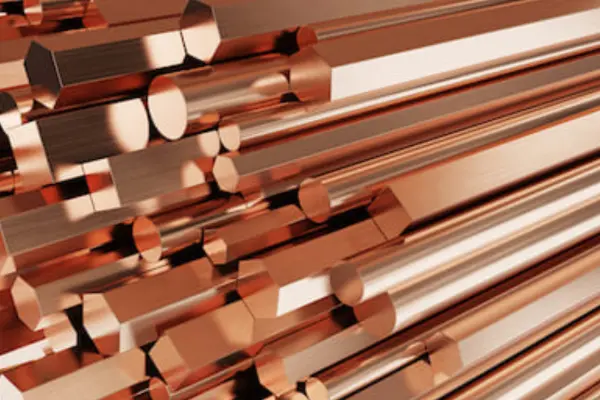 Solid copper rods